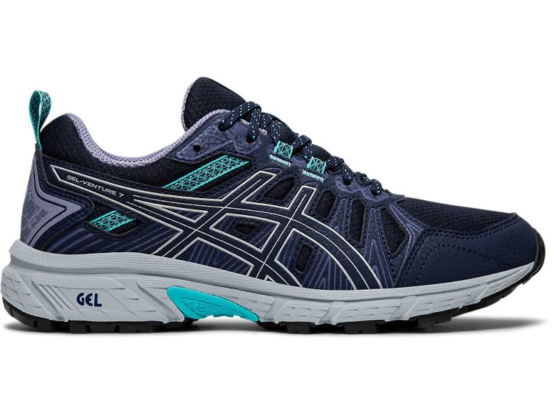 Sapato Para Trilha Asics GEL-VENTURE 7 Trail Mulher Pretas, 5424A246.797